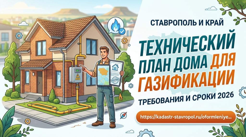 Технический план дома для газификации в Ставропольском крае: требования, сроки и как избежать отказов